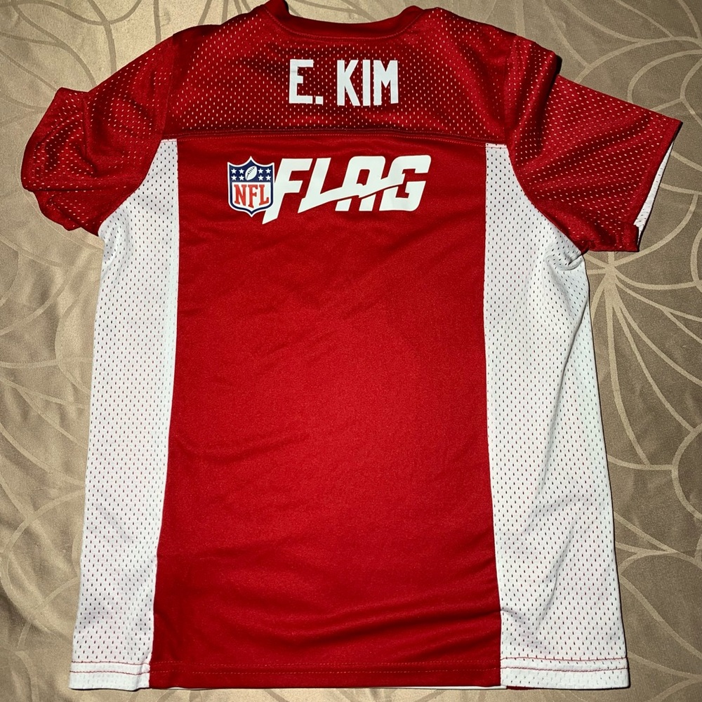 Augusta San Francisco 49ers NFL Flag Football Reversible Jersey Youth Size XL - Picture 7 of 12